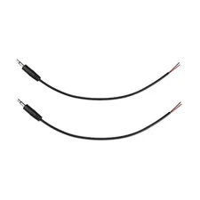 3.5mm Male Plug to Bare Wire Open TS 2Pole Mono 1/8" Audio Cable (2 Pack 12in)..