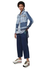 Desigual Blue Marguerite Mickey Mouse Disney Denim Jacket 34-46 Uk 6-18 Rrp£119