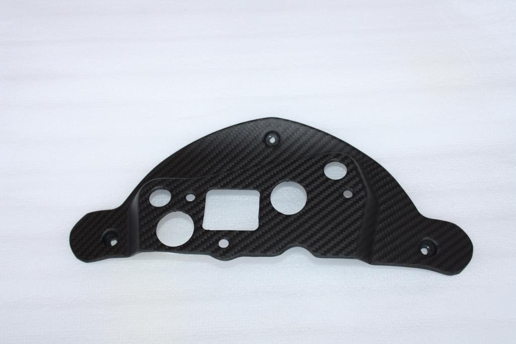 Support de compteur carbone mat de prestige pour Triumph Speed Triple
