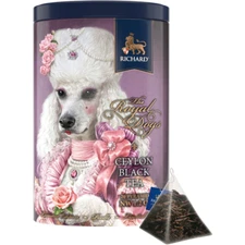 POODLE 🐕RICHARD Royal Dogs Ceylon Black Tea 20 Pyramids GIFT TIN LimitedEdition