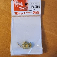 Steam Loco Air Compressor Brass - Cross Compound Smokebox Mtd Cal Scale 190-349