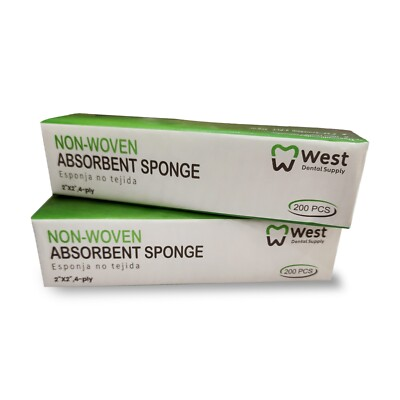 #ad Non Woven Sponge 30g 2quot;X2quot; 4 ply 200pcs box 1000 case $13.50