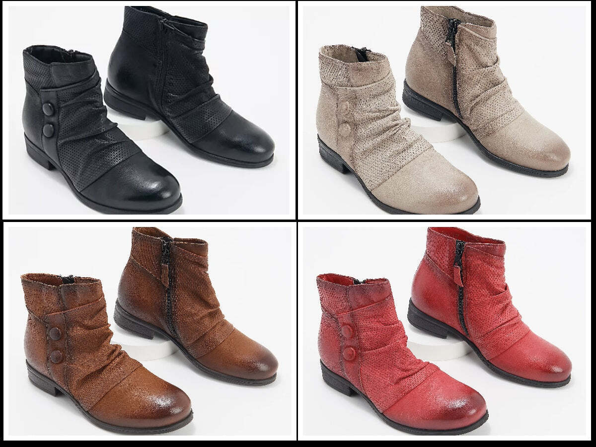 Miz Mooz Leather Ankle Boots - Sallie