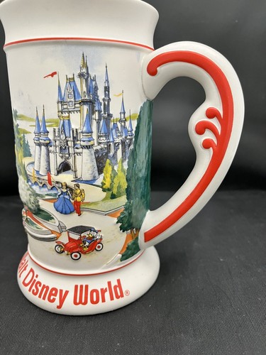 Walt Disney World Theme Park Ceramarte Brazil Ceramic Beer Stein Mug UNUSED - Picture 5 of 8