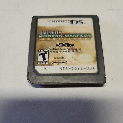 Call of Duty: Modern Warfare - Mobilized (Nintendo DS, 2009) Authentic Cartridge