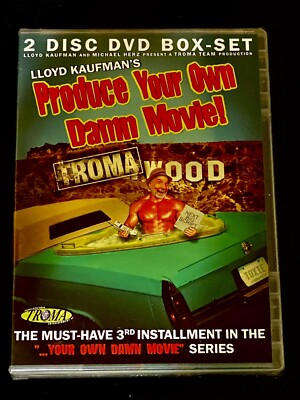 Produce Your Own Damn Movie! (DVD, Troma, 2-Disc Set) BRAND NEW / FACTORY SEALED