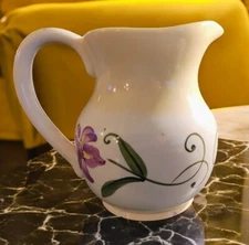 FTD Pottery Pitcher/Vase Flower Design