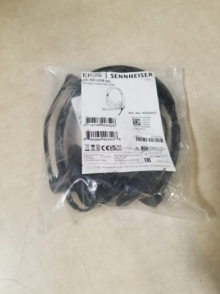 EPOS Sennheiser SC 60 USB ML Headset 840064403528 - Image 3 of 3