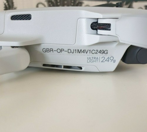 UK drone Operator ID labels CAA regulatory stickers. Fits Mavic Mini. 6mm clear - Picture 5 of 5