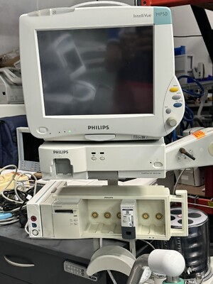 SpaceLabs Anesthesia Machine With Philips Anesthesia Monitor Ecg