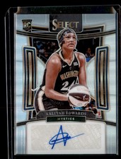 2024 Panini Select WNBA Aaliyah Edwards Rookie Auto Silver Prizm Mystics SG-AE