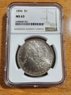 1896 MS 63 Morgan Silver Dollar NGC