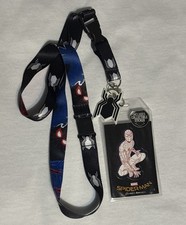 2017 Marvel Spider-Man Homecoming Lanyard ID Badge Keycard Holder Rubber Charm