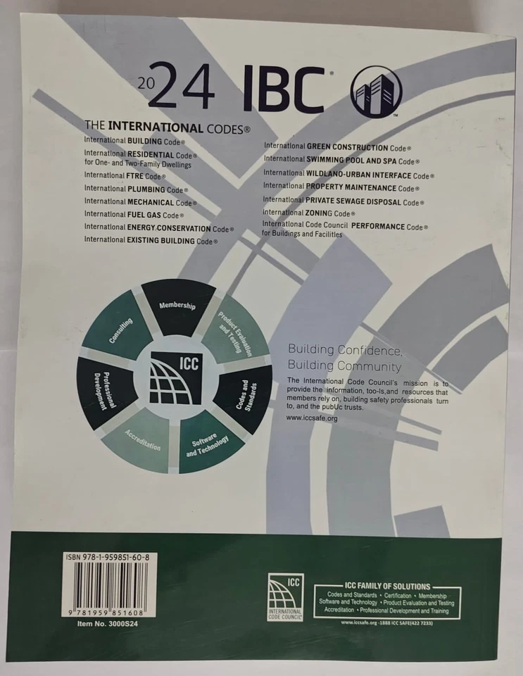 2024 IBC International Building Code Paperback - Image 2 of 2