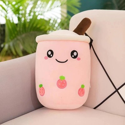 Pink Boba Plush Bubble Milk Tea USA SELLER