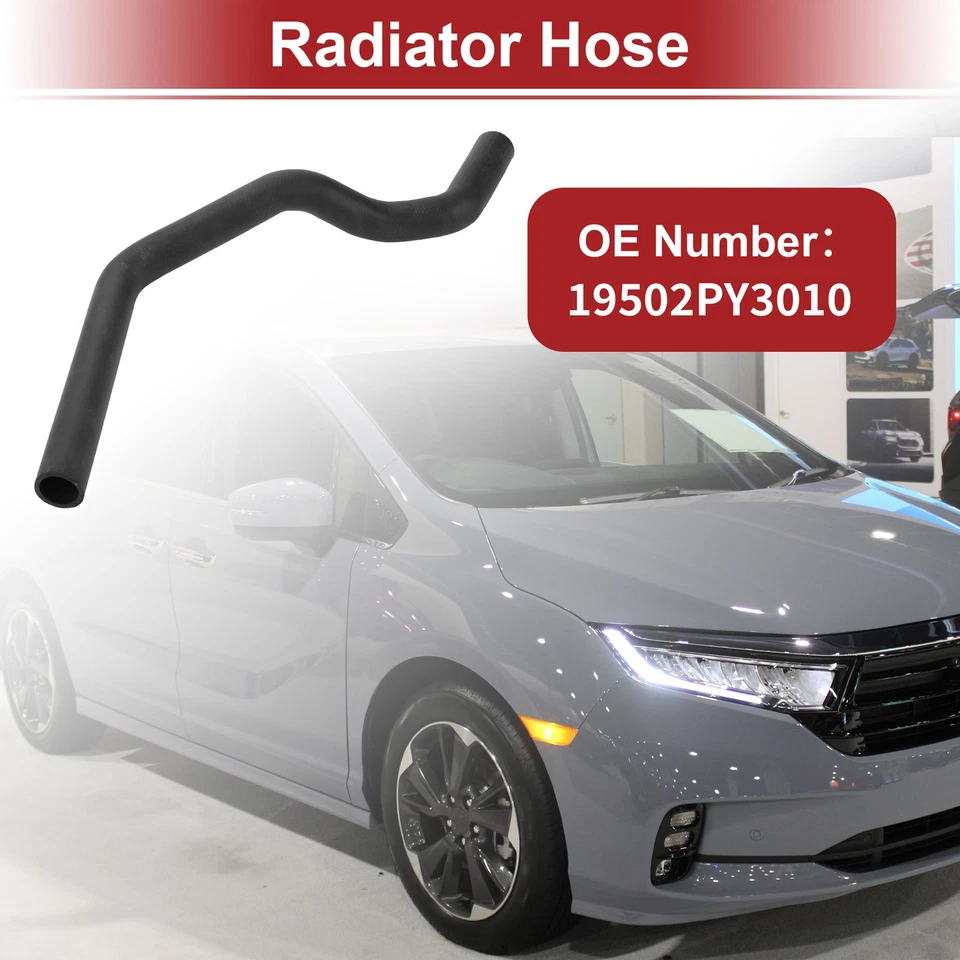 Radiator Hose for Acura Legend 3.2L 1993-1995 No.19502PY3010 Rubber Black 1 Pcs Foto 3 de 4