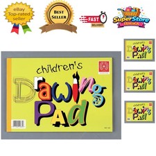 A4 Kids Drawing Pad with 420 Pages - Uncoated Paper for Ultimate Creativity