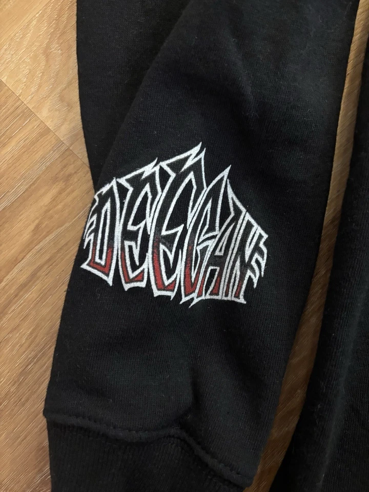 Vintage Metal Mulisha  Sponsors Zip Hoodie L Rockstar Grunge Skate Y2K - Image 3 of 4