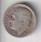 1948-S ROOSEVELT DIME 10¢ SAN FRANCISCO 90% SILVER COIN UNITED STATES OF AMERICA