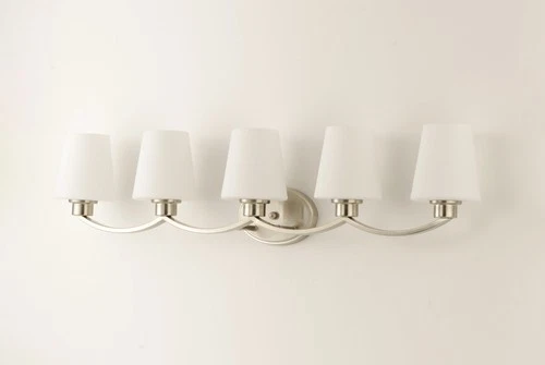 Maxim 11835SW Shelter 5 Light 38"W Bathroom Vanity Light - Picture 6 of 11