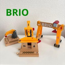 BRIO Brio Crane Gantry Crane Cargo Station Wooden Rail 8d4039