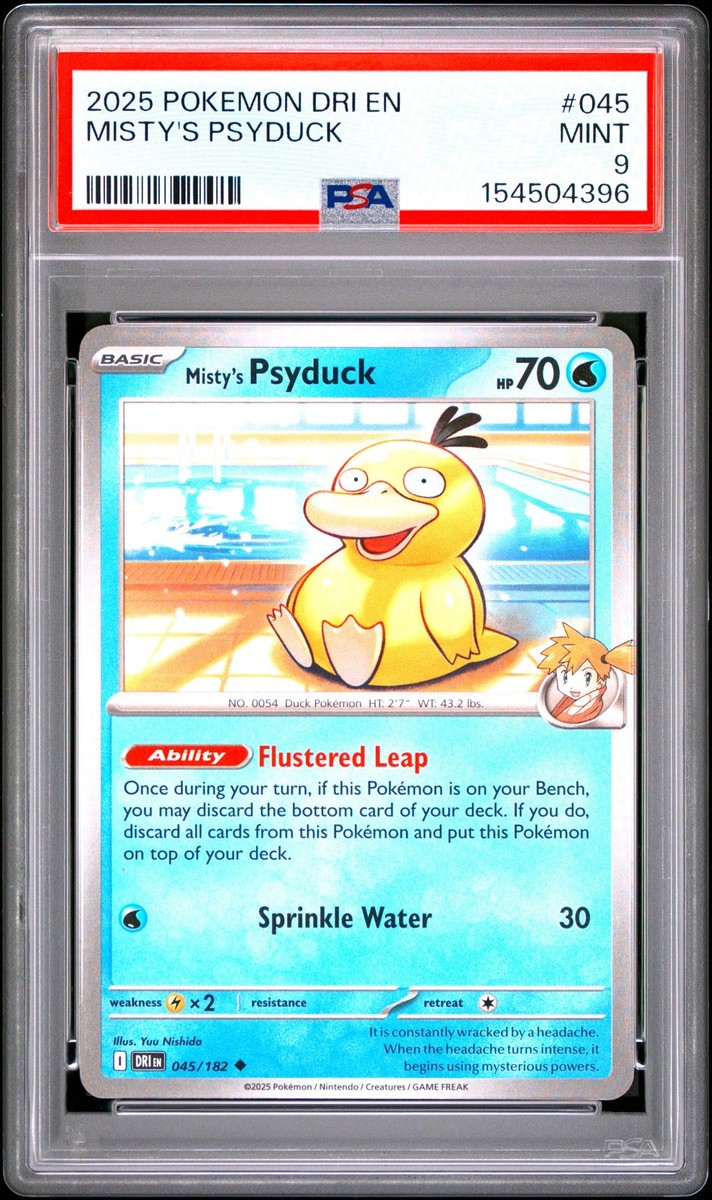Misty's Psyduck 045/182 Sv10: Destined Rivals Regular for sale
