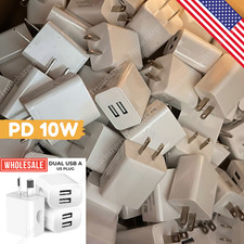 10W 5V 2A USB Double Port Wall Power Adapter 5 Volt 2Amp AC to DC Charger US Lot