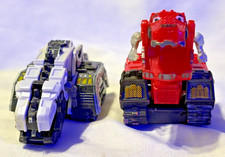2 Mattel Dinotrux - D-Structs Ty Rux - Figures Dinosaur Diecast Dreamworks Toy