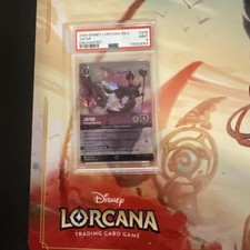 PSA 9 Lorcana Jafar Striking Illusionist Enchanted LOW POP