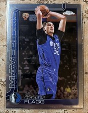 Cooper Flagg Rookie Card 2025-26 Topps Chrome Basketball RC Base Mavericks