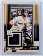 🔥2024 Topps Museum Collection Sal Frelick RC  Meaningful Material Relics /99