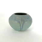 Van Briggle Pottery Dragonfly Vase Art Nouveau Blue Green Matte Glaze