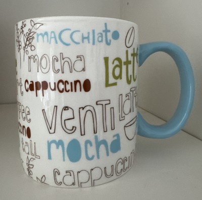 Starbucks 2007 Mocha Venti Cappuccino Latte Mug 16 oz