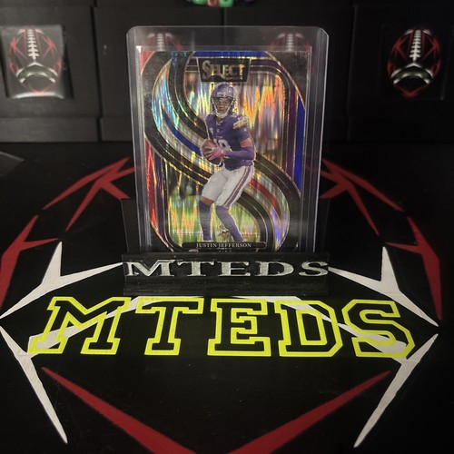 Justin Jefferson 2024 Select Red/White/Blue Prizm Premier Level