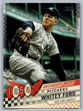 2020 topps update baseball whitey ford decades' best #1