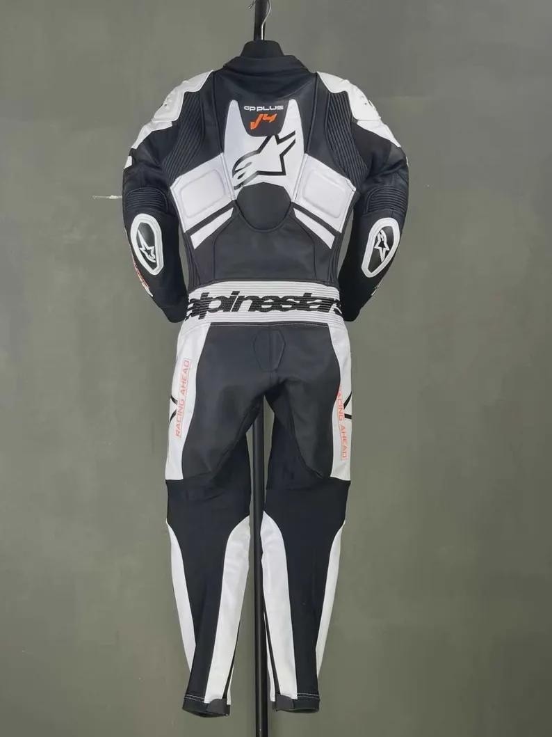 Custom Alpinestar GP Plus Motorbike Racing Leather Suit, Cowhide