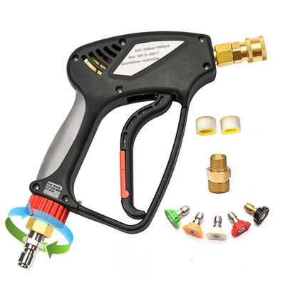 #ad #ad Short Pressure Washer Gun with 360 Swivel 5000 PSI 10.5 GPM High Pressure... $84.36
