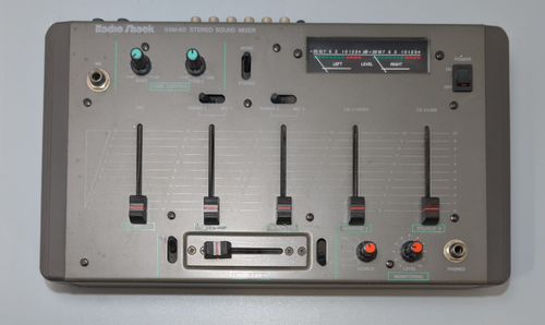 Vintage Radio Shack SSM-60 Stereo Sound Mixer – Vintage 4-Channel - Afbeelding 2 van 12
