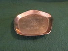 Antique Cast Copper Teacher's Whisky  Trinket Pin Dish Ashtray - Henry Jenkins