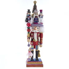 Kurt Adler Hollywood Nutcracker Suite Wood Christmas Nutcracker 18 In Multicolor