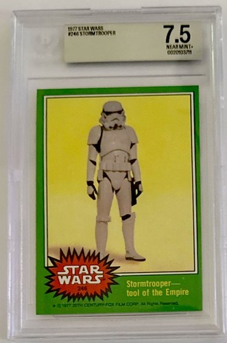 1977 Topps Star Wars #246 Stormtrooper -- tool of the Empire — BGS 7.5