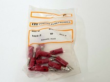 10X Pomona 1325-2 red stackable banana plugs - sealed original packaging
