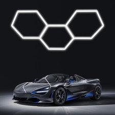LED Hexagon Garage Lights: 15900LM Super Bright 3 Hexagon LED Lights Car