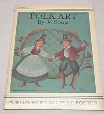 Folk Art by Jo Sonja Vintage Tole Painting Book 1986 DA-3