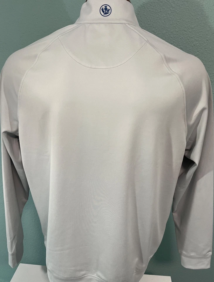 DONALD ROSS Clásico L/S UPF 50 Medio Peso-CALOR 1/2 Cremallera PULL-OVER Talla M GRANITO Foto 2 de 2