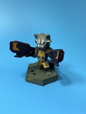 DISNEY INFINITY 2.0 Marvel Super Heroes Rocket Raccoon Character Figure