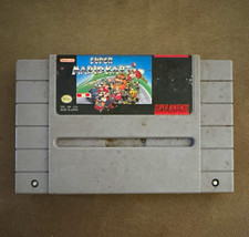 Nintendo Super Mario Kart SNES Cartridge Racing Game NTSC-U/C US/CA