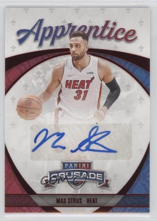 2021-22 Panini Chronicles Apprentice Signatures Red Max Strus #APP-MAX Auto zg6