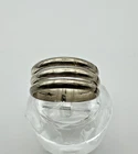 VTG  Sterling Silver .925 Made in Mexico Triple Band  ring, size 10