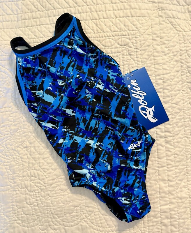 NWT Dolfin Swimsuit Lot of 3 Size 22 Competitive Swim Sz 6/7 Girls Swim